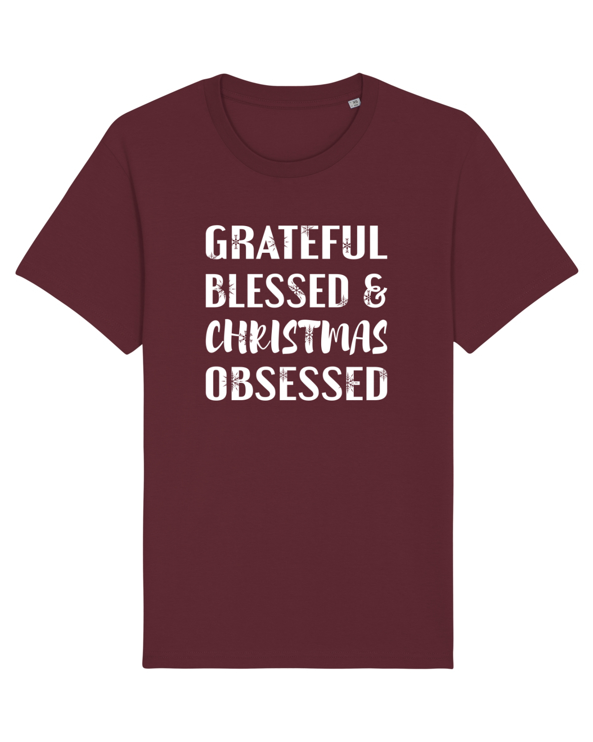 Tricou mânecă scurtă Unisex Rocker Burgundy