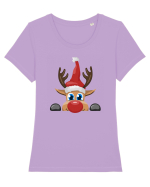 Bau Tricou mânecă scurtă guler larg fitted Damă Expresser