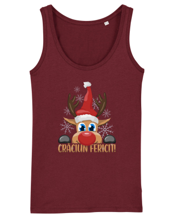 Craciun fericit cu ren Burgundy