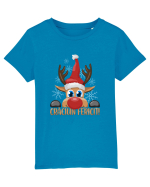 Craciun fericit cu ren Tricou mânecă scurtă  Copii Mini Creator