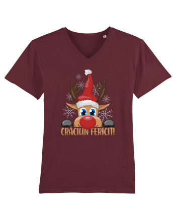 Craciun fericit cu ren Burgundy