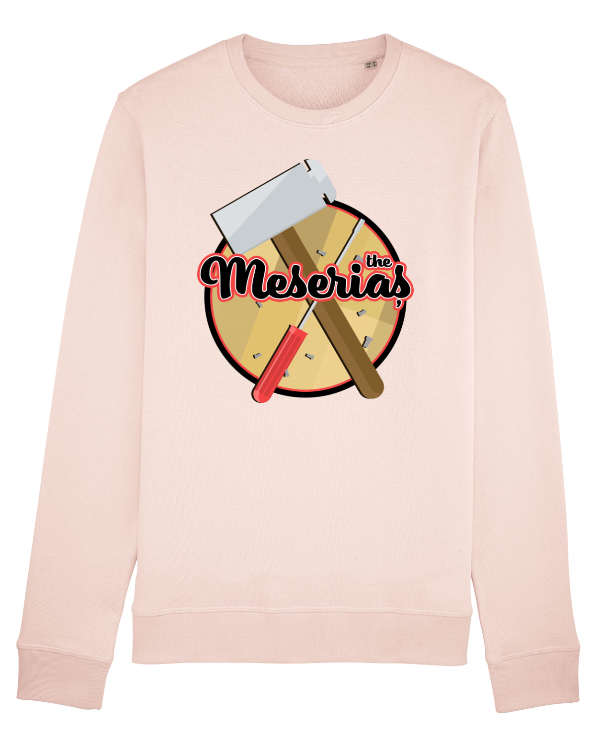 Bluză mânecă lungă Unisex Rise Candy Pink