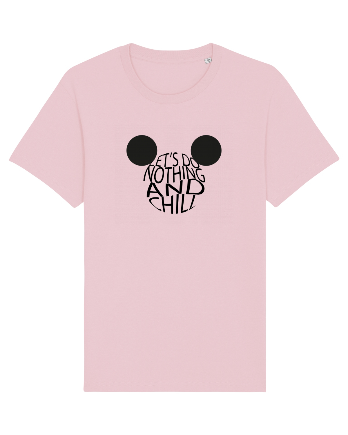 Tricou mânecă scurtă Unisex Rocker Cotton Pink