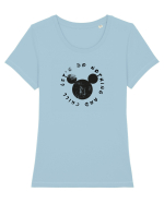 Let's Do Nothing Design Tricou mânecă scurtă guler larg fitted Damă Expresser