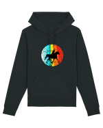 Retro Horse Riding Desugn Hanorac Unisex Drummer