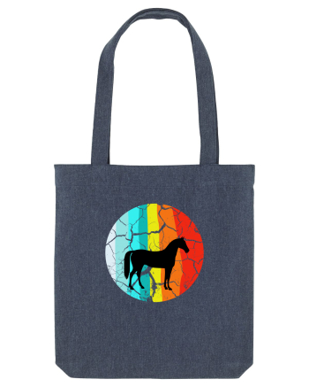 Retro Horse Design Midnight Blue