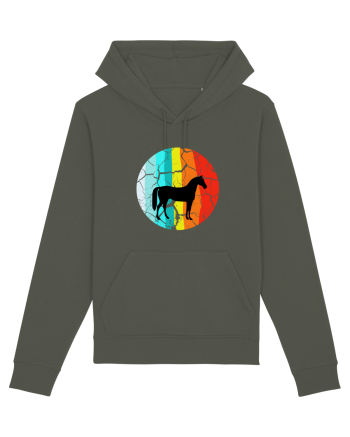 Retro Horse Design Khaki