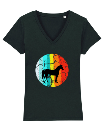 Retro Horse Design Black