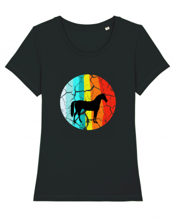 Retro Horse Design Black