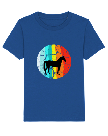 Retro Horse Design Majorelle Blue