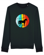 Retro Horse Design Bluză mânecă lungă Unisex Rise