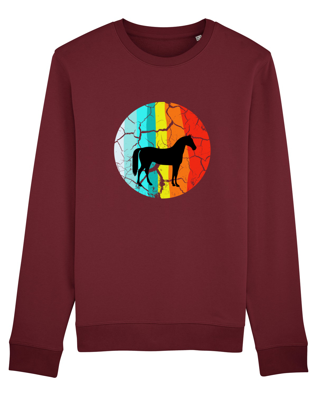 Bluză mânecă lungă Unisex Rise Burgundy