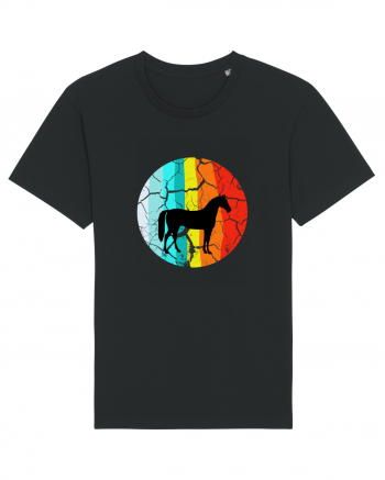 Retro Horse Design Black