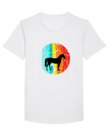 Retro Horse Design White