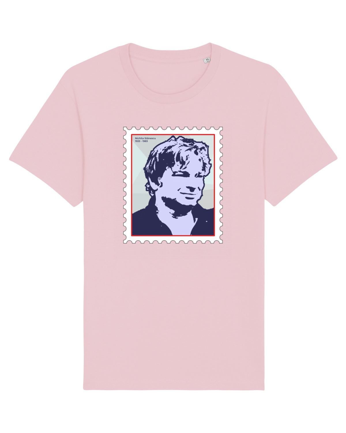 Tricou mânecă scurtă Unisex Rocker Cotton Pink
