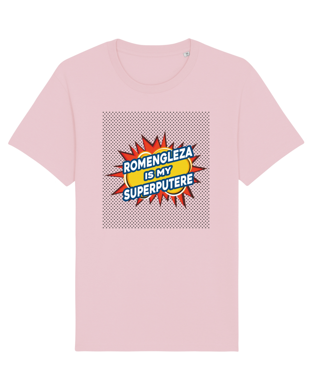 Tricou mânecă scurtă Unisex Rocker Cotton Pink