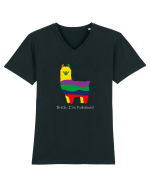 Lama Design Tricou mânecă scurtă guler V Bărbat Presenter