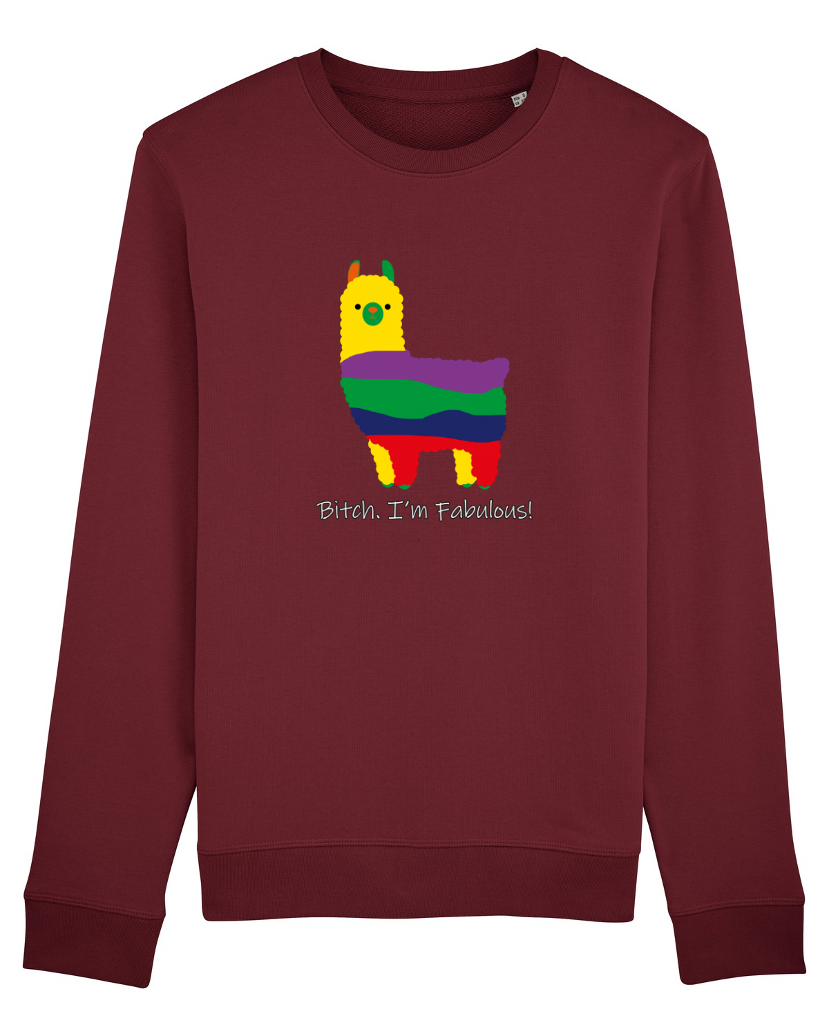 Bluză mânecă lungă Unisex Rise Burgundy