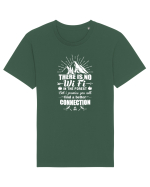 There is no WI FI in the forest Tricou mânecă scurtă Unisex Rocker