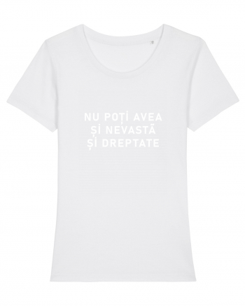 Nu poti avea si nevasta si dreptate White