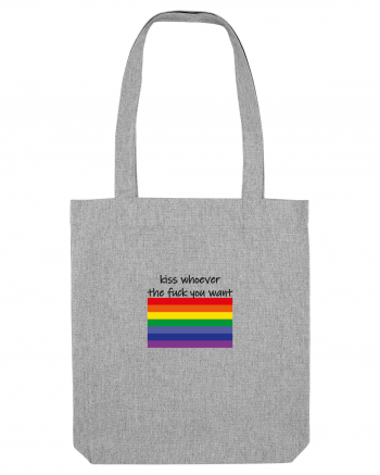 LGBT Kiss Design Heather Grey