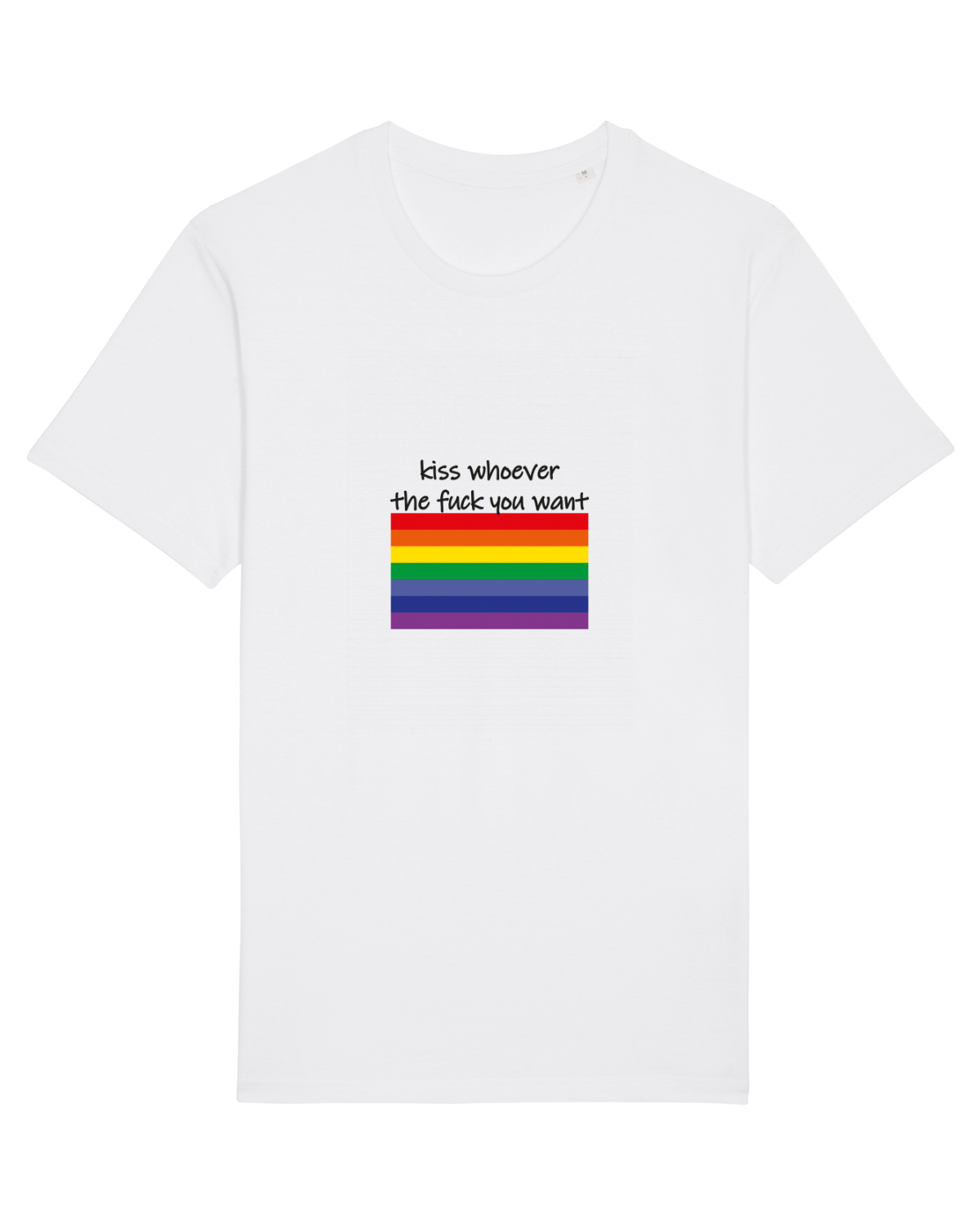 Tricou mânecă scurtă Unisex Rocker White