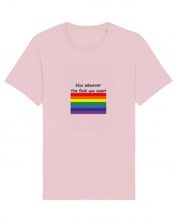 LGBT Kiss Design Cotton Pink