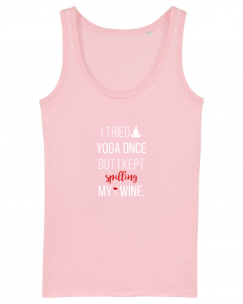 I tried yoga once Cotton Pink