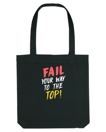 Fail your way to the top. Black