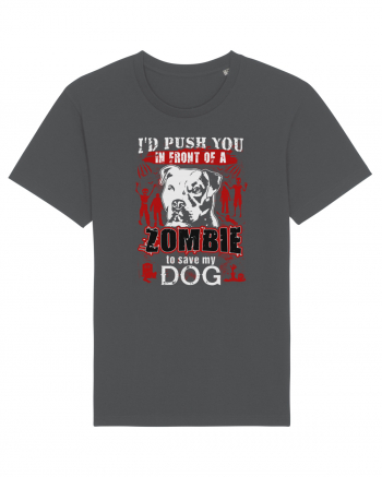 I'd push you in front of a zombie to save my dog. Anthracite