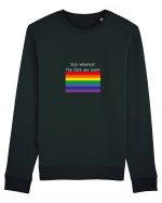LGBT Kiss Grey Design Bluză mânecă lungă Unisex Rise