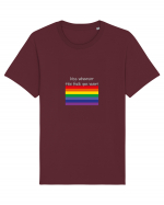 LGBT Kiss Grey Design Tricou mânecă scurtă Unisex Rocker