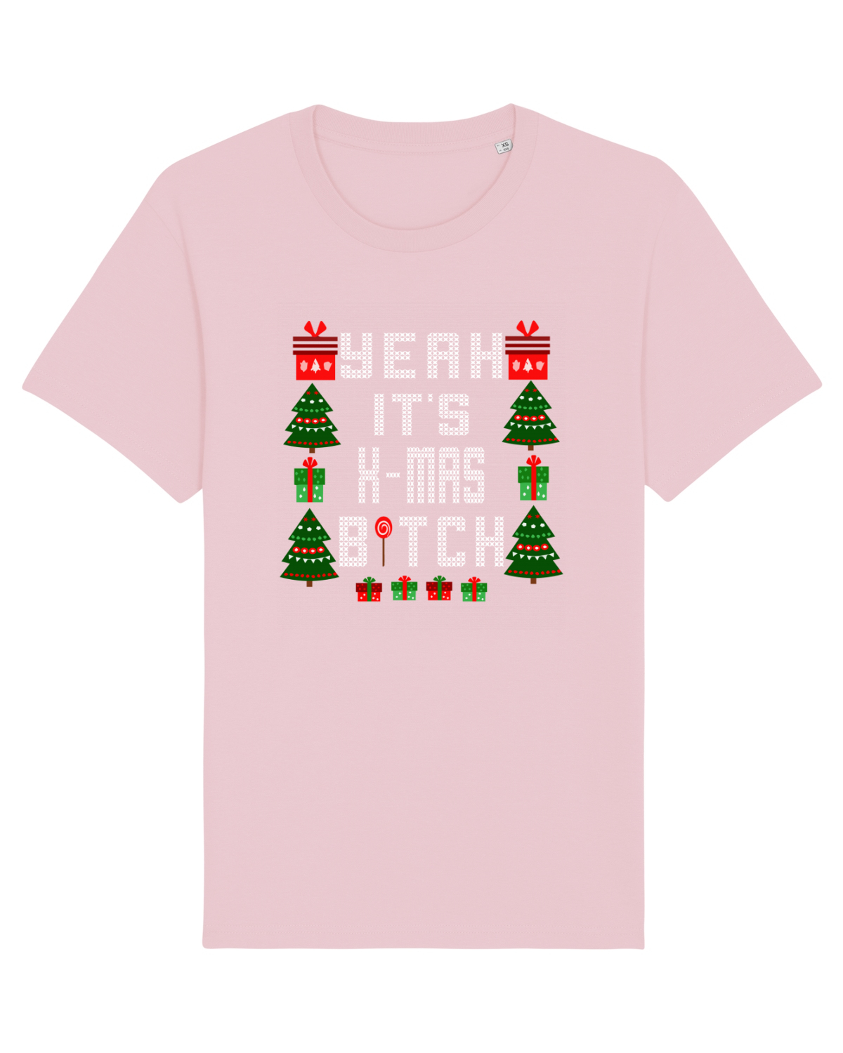 Tricou mânecă scurtă Unisex Rocker Cotton Pink