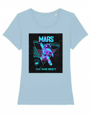 Flat Mars Society Sky Blue