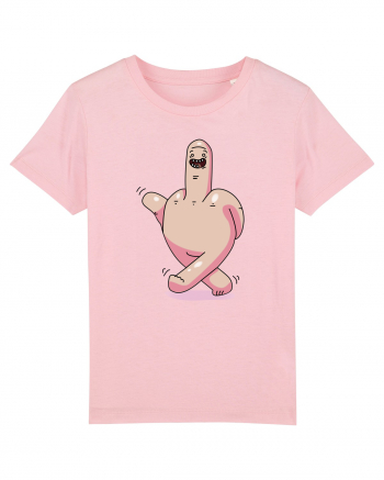 flip off man Cotton Pink