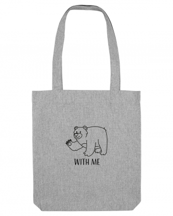 Bear With Me Design Heather Grey