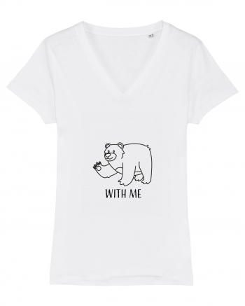 Bear With Me Design White