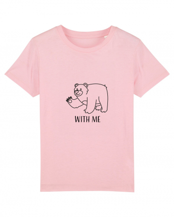 Bear With Me Design Cotton Pink