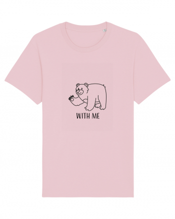 Bear With Me Design Cotton Pink