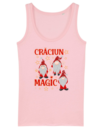Craciun magic cu gnomi Cotton Pink