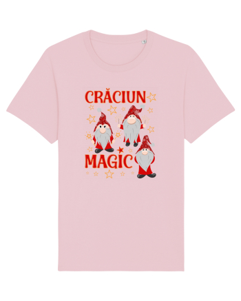 Craciun magic cu gnomi Cotton Pink