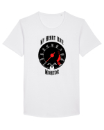Heart Rate Monitor Tricou mânecă scurtă guler larg Bărbat Skater
