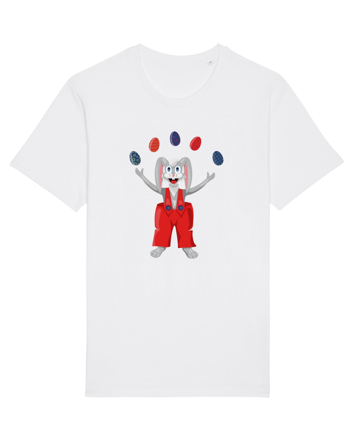 Tricou mânecă scurtă Unisex Rocker White