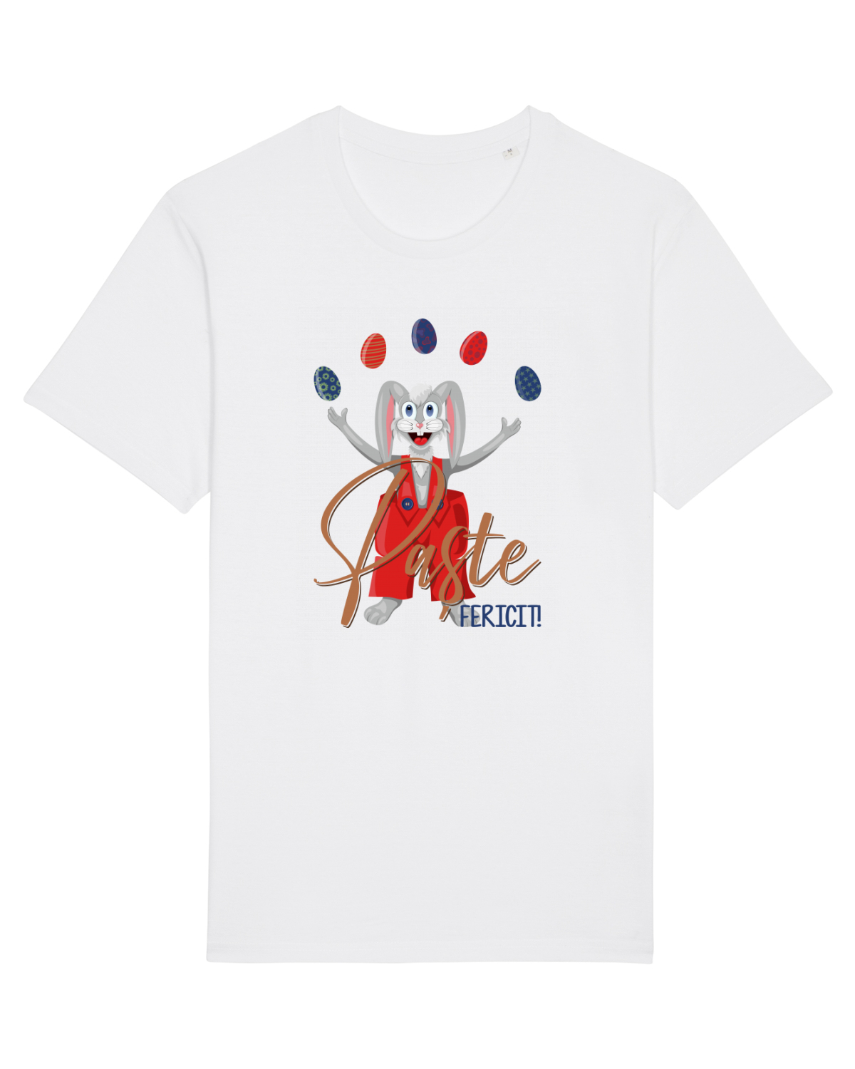 Tricou mânecă scurtă Unisex Rocker White