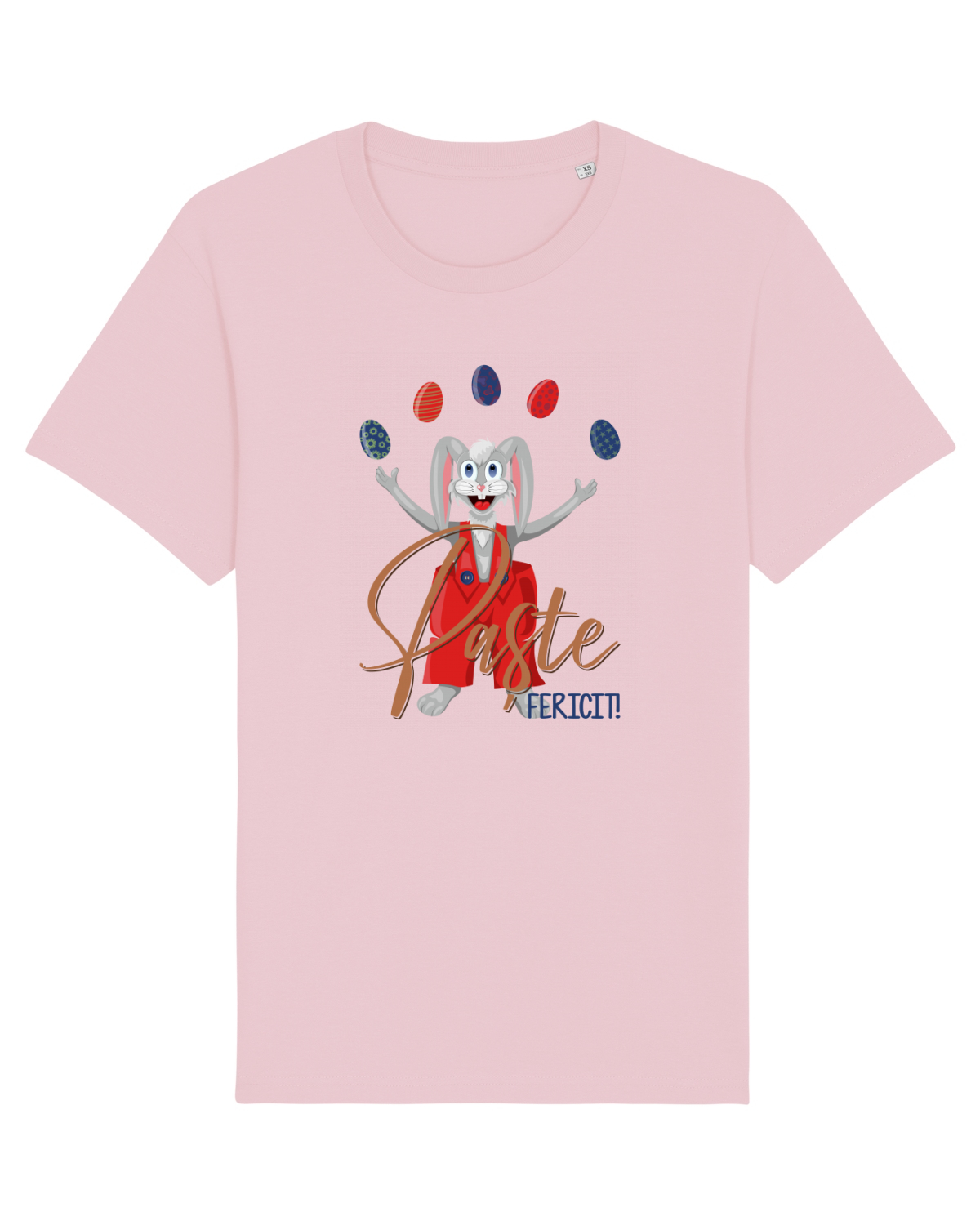 Tricou mânecă scurtă Unisex Rocker Cotton Pink