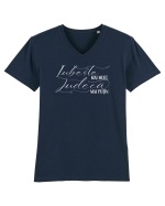 Iubeste mai mult Tricou mânecă scurtă guler V Bărbat Presenter