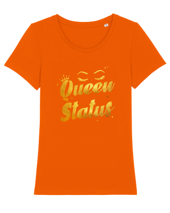 Queen status Bright Orange