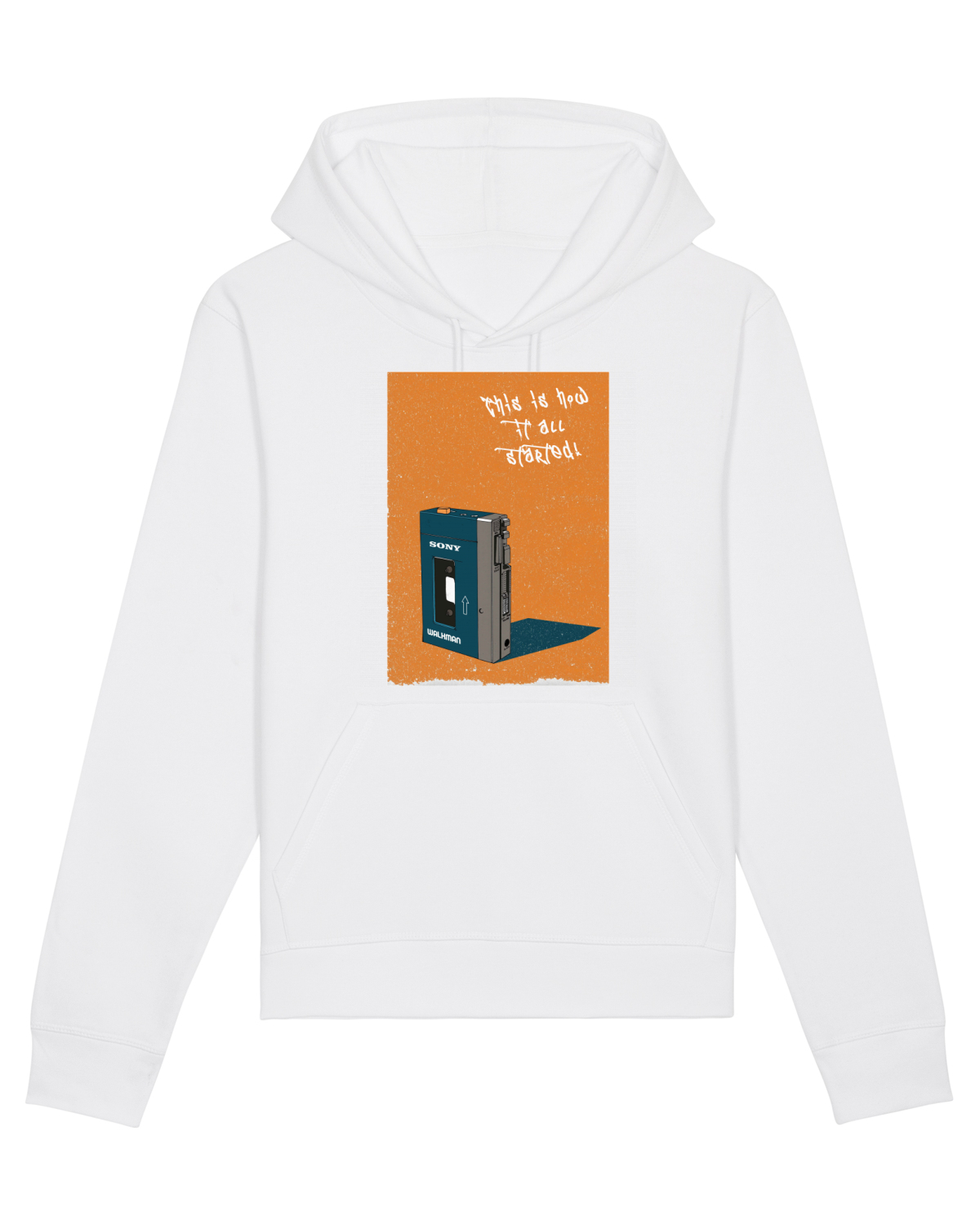 Hanorac Unisex Drummer White