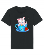 Pisicuță în cafeluță Tricou mânecă scurtă Unisex Rocker