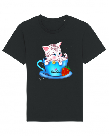 Pisicuță în cafeluță Tricou mânecă scurtă Unisex Rocker